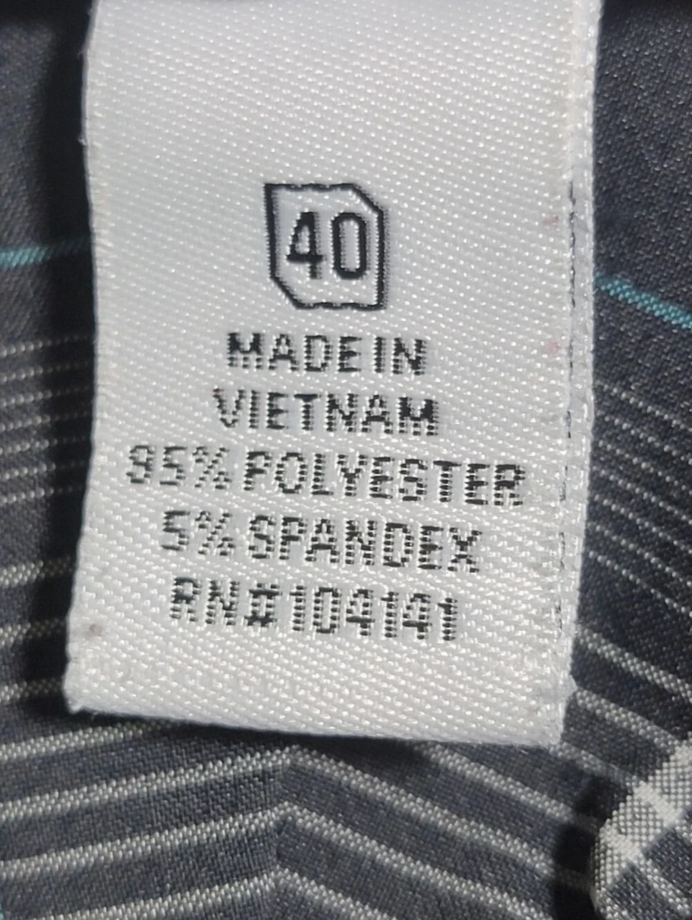 Slazenger men's plaid flat front golf shorts size 40 performance stretch